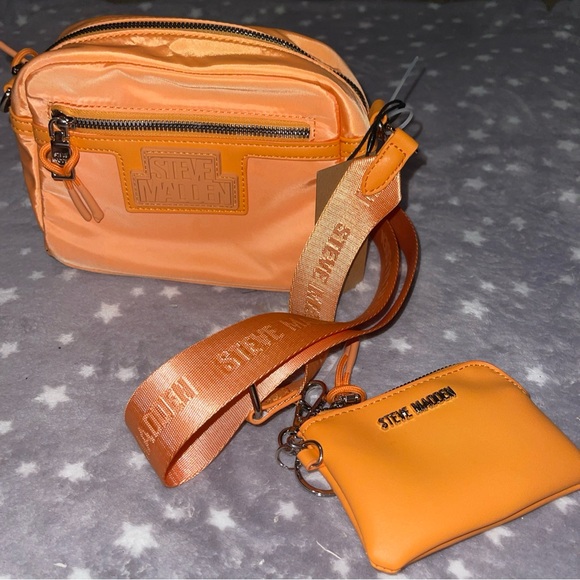 Steve Madden Handbags - Steve Madden Orange Crossbody Bag Set